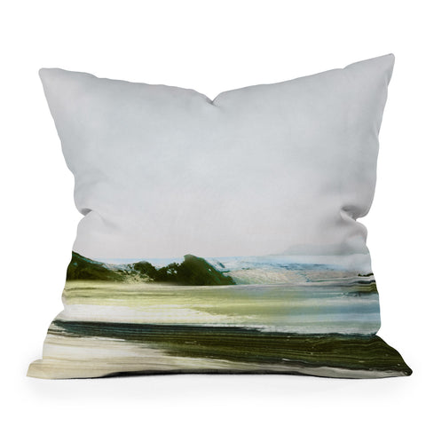 Dan Hobday Art Padstow Outdoor Throw Pillow