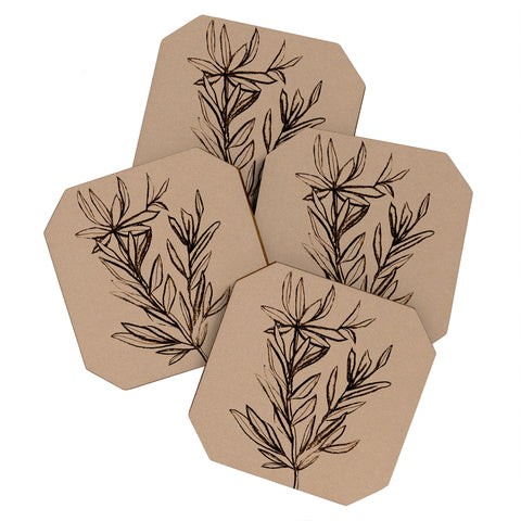 Dan Hobday Art Seedling Coaster Set