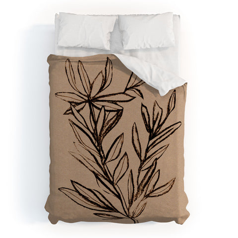 Dan Hobday Art Seedling Duvet Cover