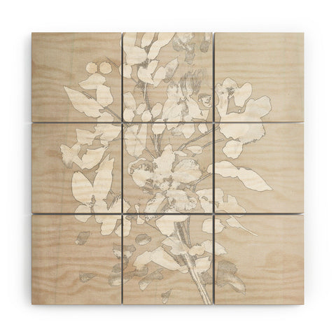 Dan Hobday Art Soft Bloom Wood Wall Mural