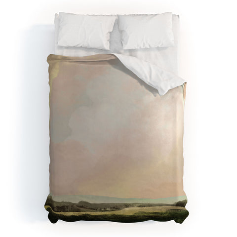 Dan Hobday Art South Farm Duvet Cover