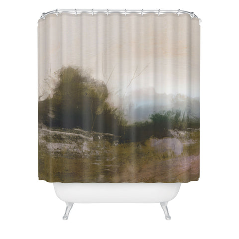 Dan Hobday Art Spring Farm Shower Curtain