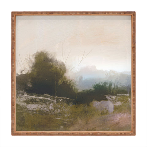 Dan Hobday Art Spring Farm Square Tray