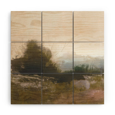 Dan Hobday Art Spring Farm Wood Wall Mural