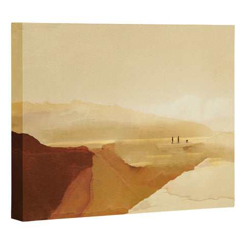 Dan Hobday Art Sunset Walk Art Canvas