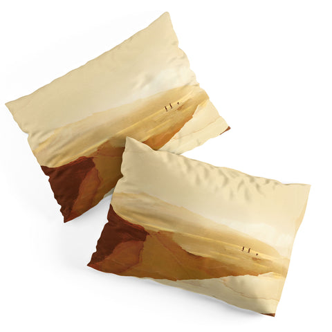 Dan Hobday Art Sunset Walk Pillow Shams