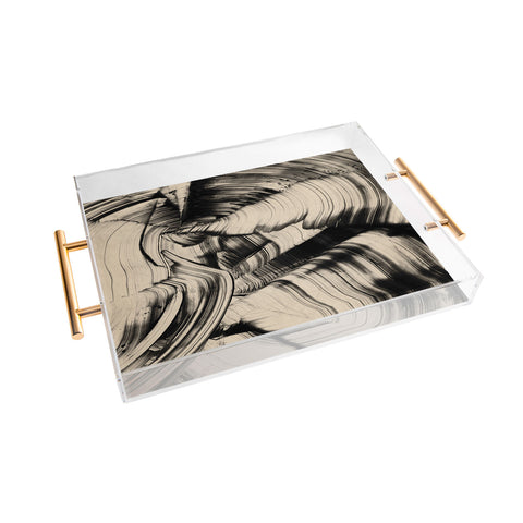 Dan Hobday Art Swirl I Acrylic Tray