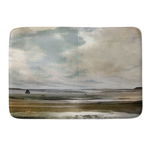 Dan Hobday Art Vintage Seascape Art Memory Foam Bath Mat