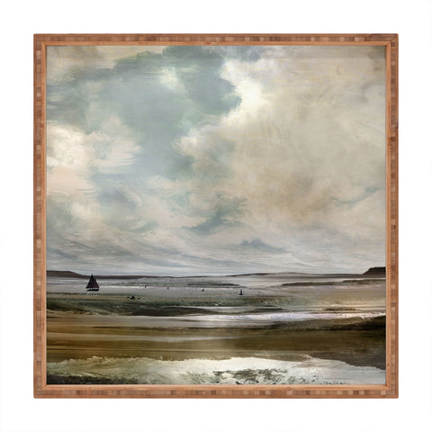 Dan Hobday Art Vintage Seascape Art Square Tray