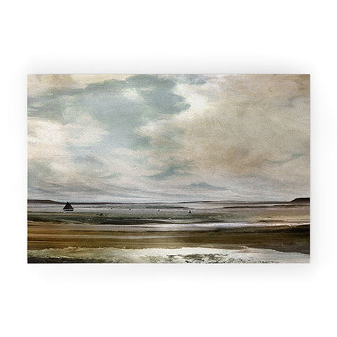 Dan Hobday Art Vintage Seascape Art Welcome Mat