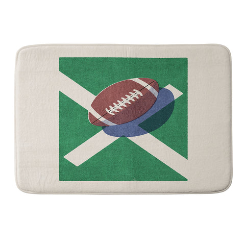Daniel Coulmann BALLS American Football II Memory Foam Bath Mat