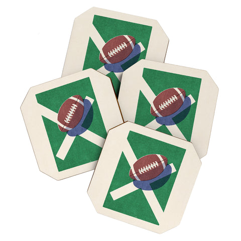 Daniel Coulmann BALLS American Football II Coaster Set