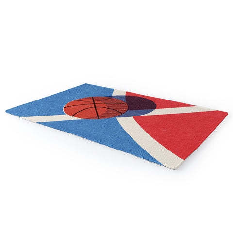Daniel Coulmann BALLS Basketball outdoor II Area Rug