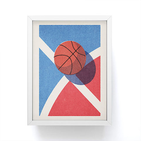Daniel Coulmann BALLS Basketball outdoor II Framed Mini Art Print