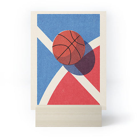 Daniel Coulmann BALLS Basketball outdoor II Mini Art Print