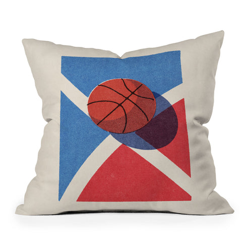 Daniel Coulmann BALLS Basketball outdoor II Throw Pillow