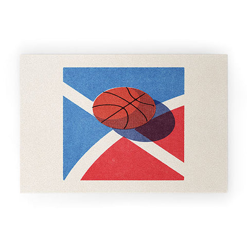 Daniel Coulmann BALLS Basketball outdoor II Welcome Mat