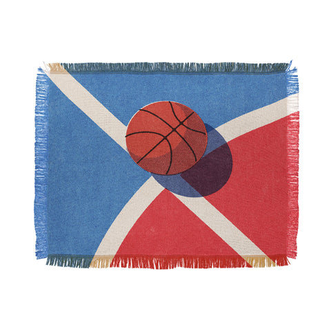 Daniel Coulmann BALLS Basketball outdoor II Throw Blanket