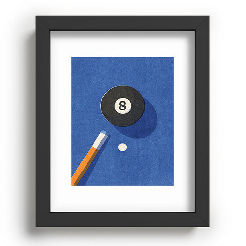 Daniel Coulmann BALLS Billiards ball 8 I Recessed Framing Rectangle