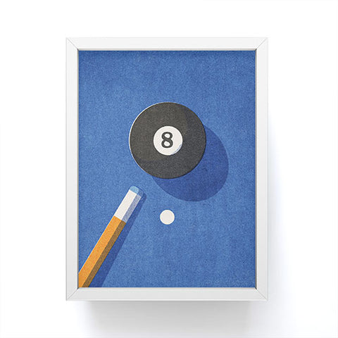 Daniel Coulmann BALLS Billiards ball 8 I Framed Mini Art Print