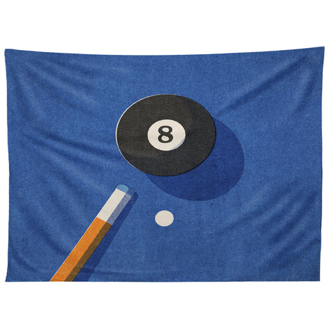 Daniel Coulmann BALLS Billiards ball 8 I Tapestry