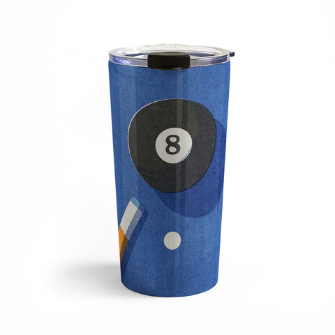 Daniel Coulmann BALLS Billiards ball 8 I Travel Mug