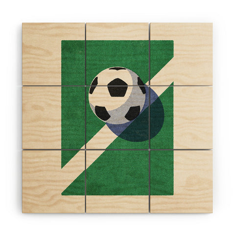 Daniel Coulmann BALLS Football II Wood Wall Mural