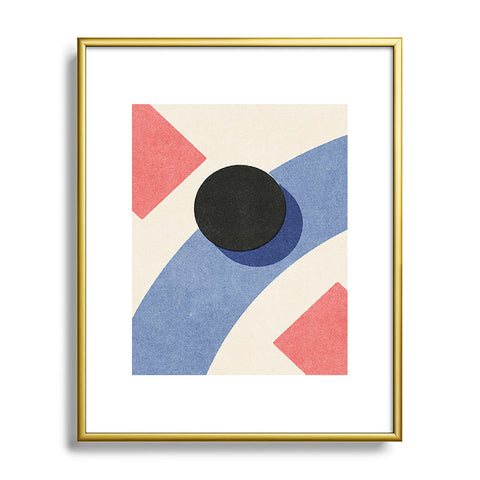 Daniel Coulmann BALLS Ice Hockey Metal Framed Art Print