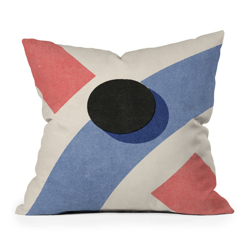 Daniel Coulmann BALLS Ice Hockey Outdoor Throw Pillow