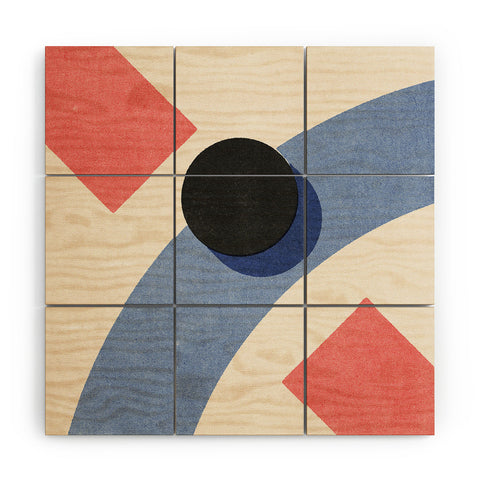 Daniel Coulmann BALLS Ice Hockey Wood Wall Mural