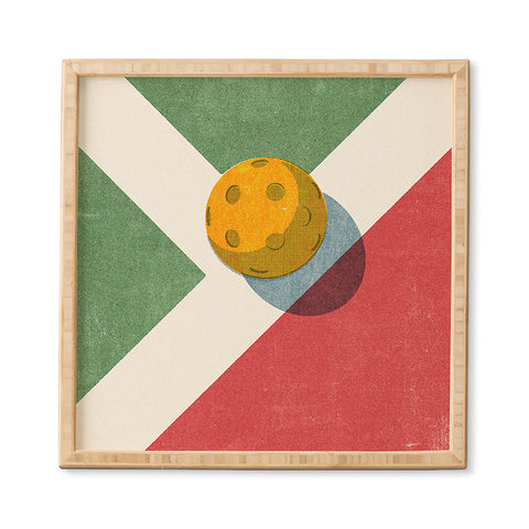 Daniel Coulmann BALLS Pickleball Framed Wall Art