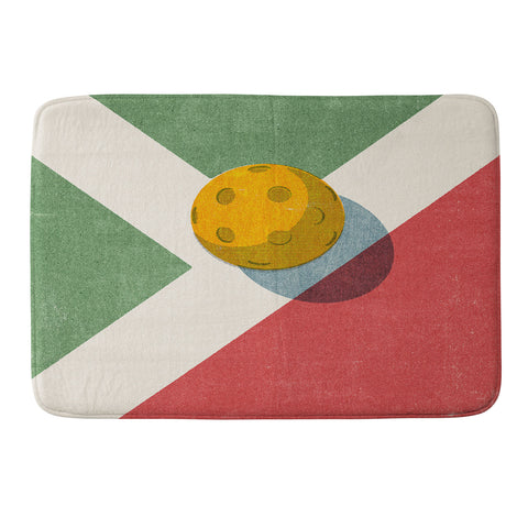 Daniel Coulmann BALLS Pickleball Memory Foam Bath Mat