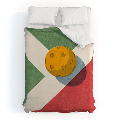 Daniel Coulmann BALLS Pickleball Duvet Cover