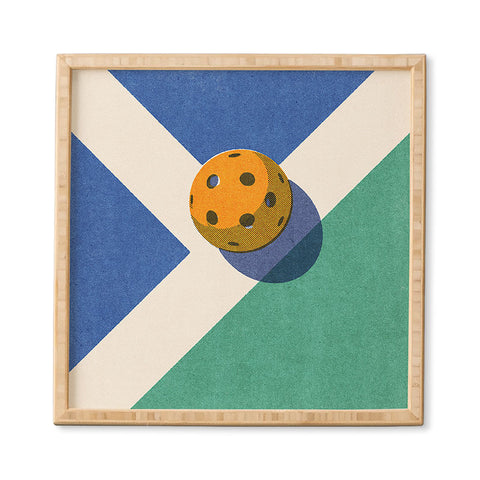 Daniel Coulmann BALLS Pickleball I Framed Wall Art
