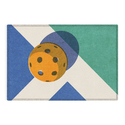 Daniel Coulmann BALLS Pickleball I Outdoor Rug