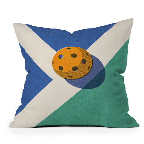 Daniel Coulmann BALLS Pickleball I Throw Pillow