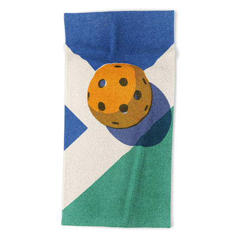 Daniel Coulmann BALLS Pickleball I Beach Towel