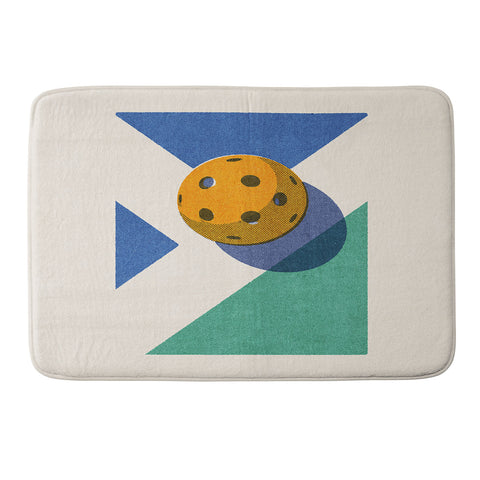 Daniel Coulmann BALLS Pickleball II Memory Foam Bath Mat