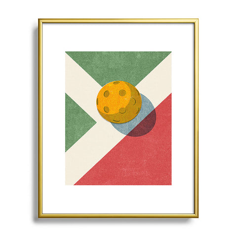 Daniel Coulmann BALLS Pickleball Metal Framed Art Print