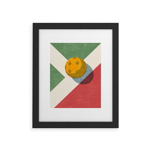 Daniel Coulmann BALLS Pickleball Framed Art Print