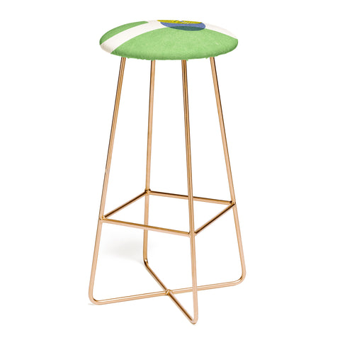 Daniel Coulmann BALLS Tennis grass court II Bar Stool