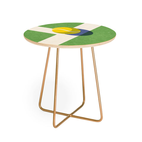 Daniel Coulmann BALLS Tennis grass court II Round Side Table