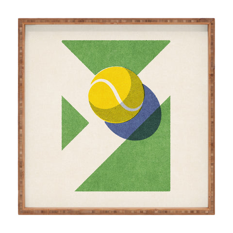 Daniel Coulmann BALLS Tennis grass court II Square Tray