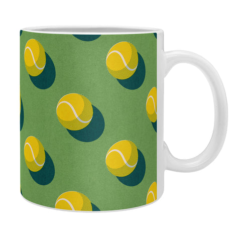Daniel Coulmann BALLS Tennis grass court pattern Coffee Mug