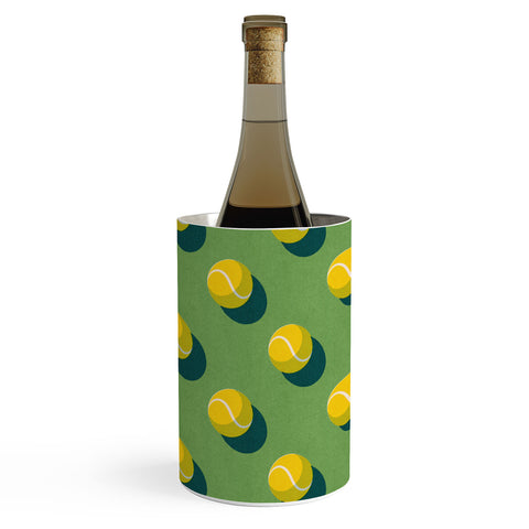 Daniel Coulmann BALLS Tennis grass court pattern Wine Chiller