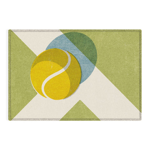 Daniel Coulmann BALLS Tennis Grass Court Outdoor Rug