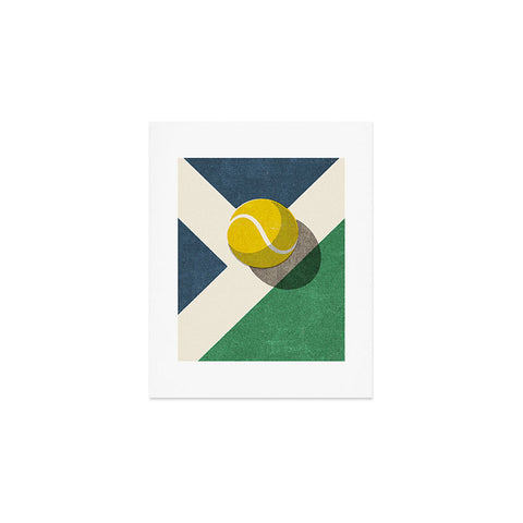Daniel Coulmann BALLS Tennis Hard Court Art Print