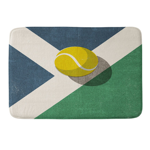 Daniel Coulmann BALLS Tennis Hard Court Memory Foam Bath Mat