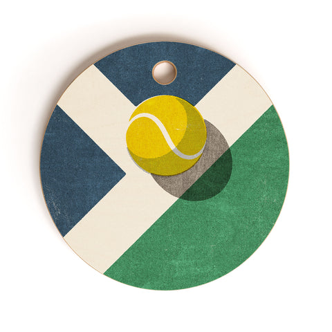 Daniel Coulmann BALLS Tennis Hard Court Cutting Board Round