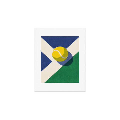 Daniel Coulmann BALLS Tennis hard court I Art Print